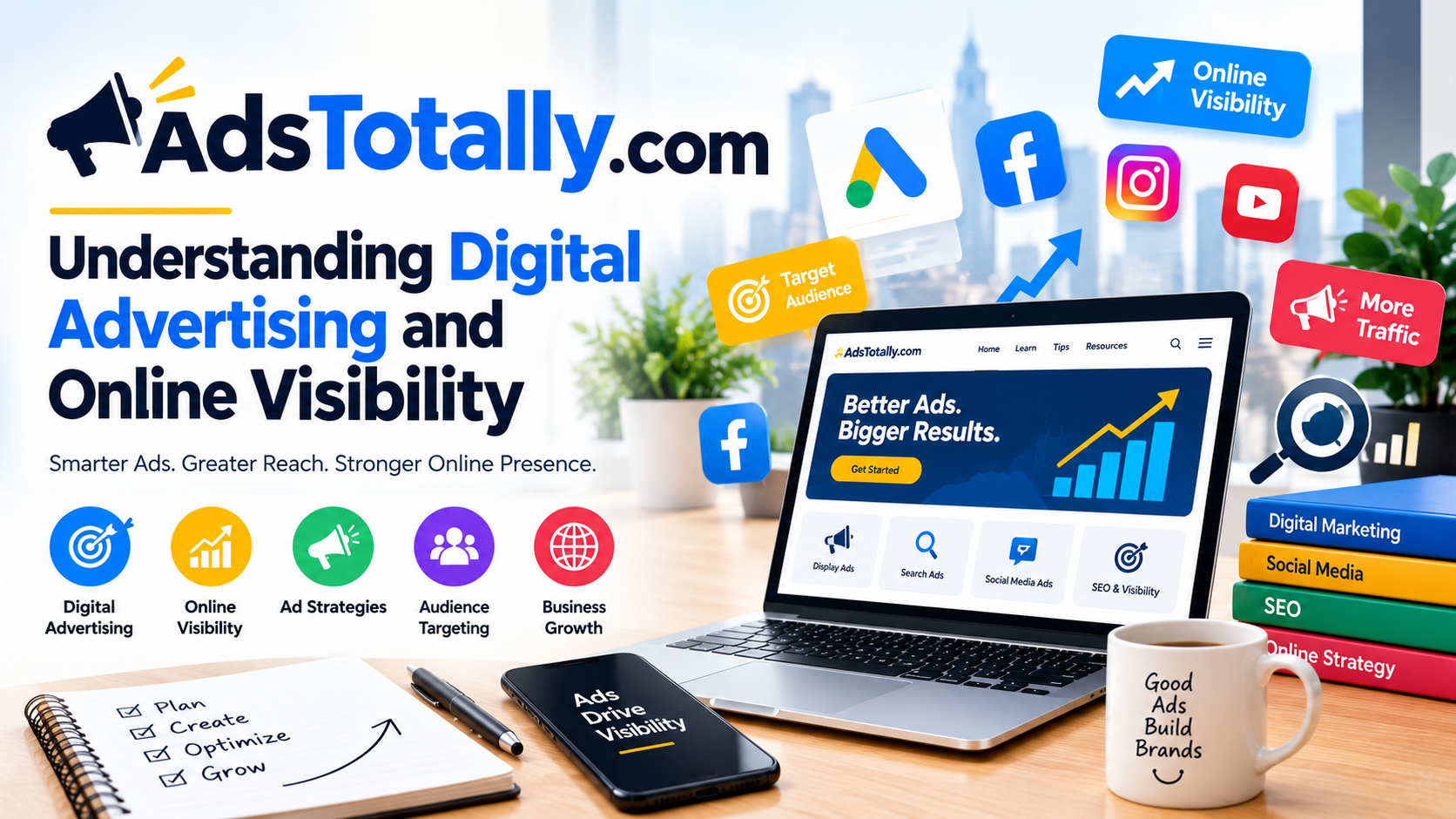 AdsTotally.com understanding digital advertising and online visibility with modern marketing tools